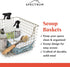 Spectrum Diversified 98977 Scoop Wire Basket, Vintage-Inspired Steel Storage Solution for Kitchen, Pantry, Closet, Bathroom, Craft Room & Garage, ...
