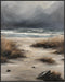 Posterizer 1 pcs-the sea and the beach in winter in oil painting style-1-Landscape & Nature Art-GIft for Men Women Teens-Dining Room Decor- unfram...