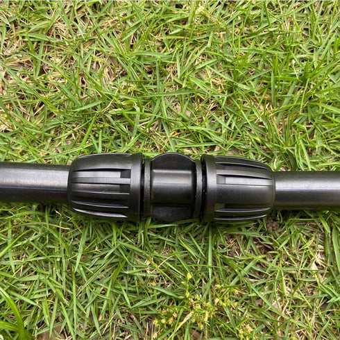 5 Pack 1/2" Drip Irrigation Fittings, Lock Barbed Straight Connectors, 1/2 inch Drip Connectors for Tubing(1/2" ID x 0.65" OD), Anti-Drop Straight...
