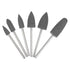 uxcell Mounted Grinding Bits Grinder Heads Different Head Shapes Silicone Polishing Wheels for Rotary Tools Dark Gray 6pcs...
