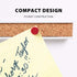 Bulletin Bar Strip, Cork Board Bar, 15" x 1", for Classroom, Office, Cubicle, Aluminum Frame (Silver),2 PACK...