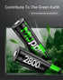 Rechargeable AA 2800mAh Pack of 8, Ni-MH Rechargeable Battery, High Capacity Double A Batteries...
