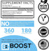 BoostCeuticals Vegan Vitamin e Gamma Tocopherol |180mg Gamma e Per Serving | Antioxidant Immunity Support | Non GMO No Magnesium Stearate No Silic...