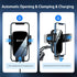 Wireless Car Charger Mount, 15W Fast Charging Auto-Clamping Car Phone Holder, Windshield Dashboard Air Vent Car Charging Holder for iPhone Samsung...