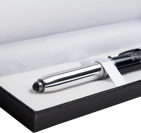 Engraved Teacher Gift Pen - 3-in-1 Pens For Teachers - LED Light and Stylus Tip - Best Teacher Gifts For Women Men - Cool Teacher Appreciation Gif...
