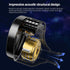 CCA Polaris in Ear Monitor HiFi Stereo IEM Earphones Dynamic Dual Driver Wired Earbuds with 4 Tuning Switches in Ear Headphones with Detachable Ca...