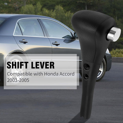 Gear Shift Knob Handle Lever Shifter with Button Car Shifter Handle Lever Replacement for Honda 2003 2004 2005 Accord Replaces 54130-SDA-A51, 5413...