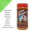 Jake’s Famous Memphis Rub, Gluten Free, Sugar Free, Steak Seasoning, Chicken Seasoning, BBQ Rub, Dry Rub for Barbecue Ribs, BBQ Brisket, 10 Oz...