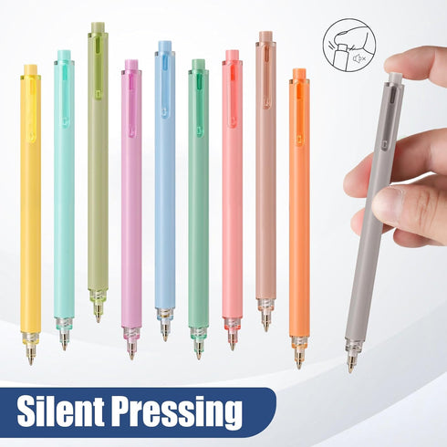 Ballpoint Pens, 10 Pcs Pens Fine Point Smooth Writing Pens, Nice Cute Pens For Journaling, Black Ink 1.0 Mm Pens Office Desk Accessories, Girl Bir...