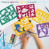 40pcs Plastic Drawing Stencils Set, Stencils for Kids with Over 400+ Different Patterns are The Gift for Boys and Girls...