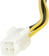 StarTech.com 6 Inch 4 Pin to 8 Pin EPS Power Adapter with LP4 - F/M - ATX to EPS Power Adapter (EPS48ADAP), Black...