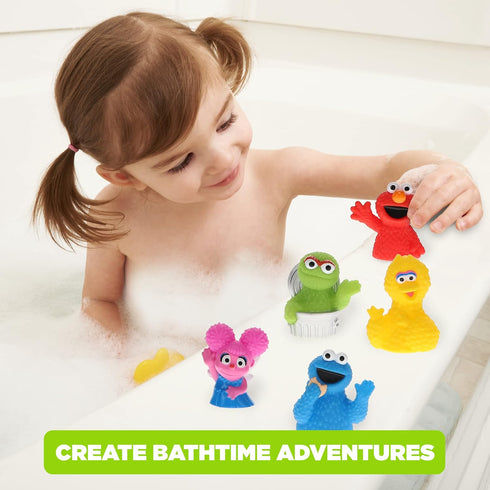 Sesame Street 5 Piece Finger Puppet Set - Party Favors, Educational, Bath Toys, Floating Pool Toys, Beach Toys, Finger Toys, Playtime...