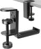 Foldable Headphone Stand Hanger Holder, Space-Saving Aluminum Soundbar Stand with Universal Fit for Gaming PC Accessories, Under Desk Clamp Hook M...