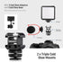NEEWER 8 PCs Hot Shoe Mount Adapter Kit, Including Triple Cold Shoe Mount, 1/4” Screw Adapter, Flash Stand Bracket, and Hot Shoe Cover for DSLR Ca...