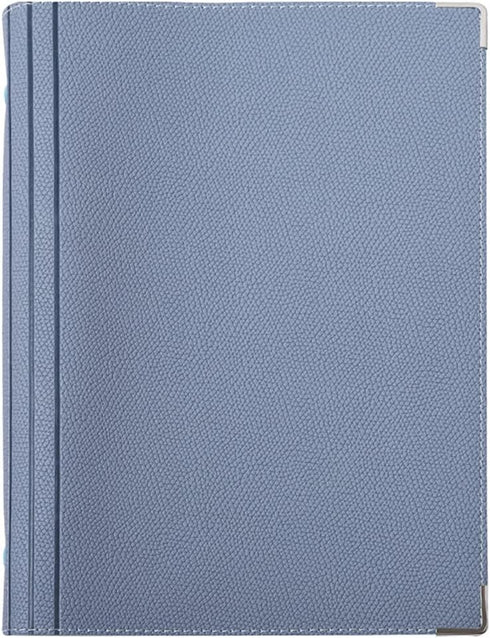 A5 PU Leather Binder Cover Standard 6 Holes Refillable Notebook Cover Round Ring Professional Loose Leaf Organizer Planner Cover...