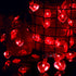 Luditek 14.7ft 40LED Mothers Day Decorations String Lights, Battery Operated Heart Shape Hanging Garland Valentines Day Decor for Indoor Outdoor H...
