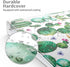 3 Ring Binder I Inch, Cute Round Three Ring Binder Organizer with 2 Storage Pockets for Women - Watercolor Cactus...