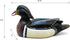 CVHOMEDECO. Primitives Hand Engraving and Painted Wood Wild Duck Farmhouse Figurine Mallard Decorative Accent, 10-1/2 Inch...