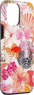 iPhone 14 Pro Max Vintage Collage Art Pink Summer Scrapbook Floral Aesthetic Case...