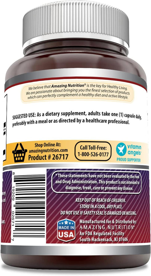 Amazing Formulas Inositol 500 mg 100 Capsules Supplement | Non-GMO | Gluten Free | Made in USA...