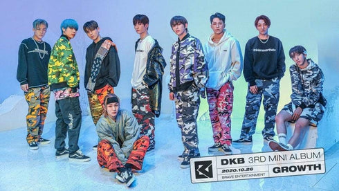DKB Growth 3rd Mini Album CD64pBooklet+1p Post+1p PhotoCard+1p Sticker+Message PhotoCard Set+Tracking Kpop Sealed...
