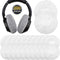 200 Pieces Sanitary Headphone Ear Cover Disposable Non-Woven Earpad Covers Headphone Covers for Most On Ear Headphones (White, M, 8 cm/ 3.1 Inch)...