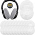 200 Pieces Sanitary Headphone Ear Cover Disposable Non-Woven Earpad Covers Headphone Covers for Most On Ear Headphones (White, M, 8 cm/ 3.1 Inch)...