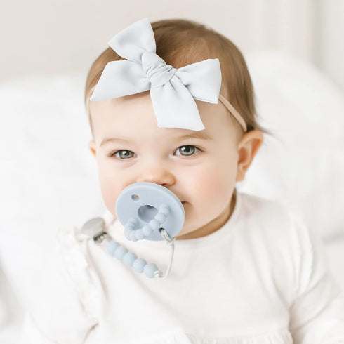 Ryan & Rose Cutie PAT Pacifier Teether (Stage 1, Blue)...
