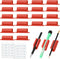 20Pcs Pencil Holder for Desk, Adhesive Pen Holder for Classroom Clipboard Attachment, Silicone Pencil Holder & Marker Holder for School Office Des...