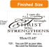 Inspirational Wall Decor Quotes Stickers–I Can Do All Things Through Christ Who Strengthens Me– Decor for Living Room Bedroom Classroom Playroom N...