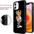 FANXI Stylish Bear Phone Case for iPhone 12/12 Pro 6.1 Inch - Shockproof Protective Cute Cool Bear Phone Case Designed for iPhone 12/12 Case for M...