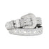 Kajeer Rhinestone Belt for Men Women, Vintage Cowgirl Diamond Bling Belts for Jeans(Silver, Medium)...