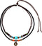 Sacina Boho Hippie Black Choker Necklace, Black Choker for Women, Turquoise Necklace, Boho Necklace, Hippe Necklace, Christmas New Year Jewelry Gi...
