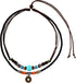 Sacina Boho Hippie Black Choker Necklace, Black Choker for Women, Turquoise Necklace, Boho Necklace, Hippe Necklace, Christmas New Year Jewelry Gi...