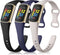 Maledan Compatible with Fitbit Charge 5 Bands for Women Men, Soft Silicone Breathable Sport Replacement Accessories Slim Strap for Fitbit Charge 6...