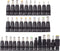 Universal 34pcs DC Connectors Plug Kit DC Power Adapter Connector, 5.5 x 2.1mm female Base...