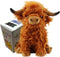 Stuffed Animals Highland Cows Cute Stuff Fluffy Cattle Dolls Skeleton Toys Figure Pillows Birthday Presents for Baby Kids Girls Boys Toddler Presc...