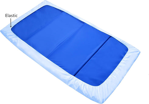 American Baby Company Fitted Nap Mat Sheet with Elastic Corners 24" x 48" x 4" - Soft & Breathable Microfiber Rest Mat Sheet or Nap Mat Cover for ...