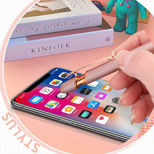 Stylus Pens for Touch Screens, 12 Pack Rose Gold Inspirational Pens, 1.0mm Medium Point BallPoint Pens, Cute Pens Nurse Gifts Office Supplies for ...