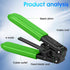 green Fiber optic Drop stripper for 3.0 mm x 2.0 mm fiber optic Drop cable stripper FTTH cold joint tool Leather wire stripper Fiber optic strippi...