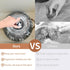 4pcs Steel Wool Scrubber with Replacement Wire Pads Set, Stainless Steel Scrubber with Handle for Scouring Stubborn Messes from Cast Iron, Pots, P...