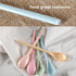 5Pcs Melamine Long Handle Mixing Spoon 7.2 Inch, Coffee Spoons Colorful Plastic Latte Machiatto, Tall Iced Tea, Ice Cream Sundae, Cocktail, Hot Ch...