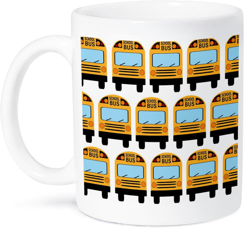3dRose mug_183198_1 School Bus Ceramic Mug, 11-Ounce...