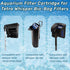 Aquarium Filter Cartridge Compatible with Tetra Whisper Bio-Bag Power Filters, Replacement Filter Cartridges for Tetra ReptoFilter Cartridges Aqua...