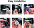 Suction Cup Mounting Blind Spot Mirror,HD Lens Frameless Convex Rear View Mirror Provides Wide Angle View,Design for Car Side Mirror,Universal Use...
