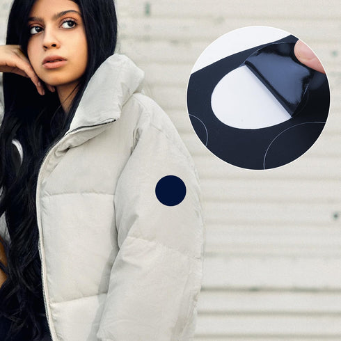 5 Sheets/40pcs Down Jacket Repair Patch, 8 Sizes Self Adhesive Nylon Repair Patch Tape Washable Fabric Outerwear Repair Tape for Coats Down Puffer...