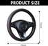 Leather Steering Wheel Cover,Anti Slip Car Steering Wheel Cover for Car Decorations & Steering Wheel Protections,Universal 15Inch Wheel Cover Car ...