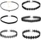 Yolev 6 Pieces Black Choker Necklace Set Velvet Choker Classic Choker Necklace Layered Black Chokers Necklaces Cute Jewelry Women Pack...