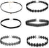 Yolev 6 Pieces Black Choker Necklace Set Velvet Choker Classic Choker Necklace Layered Black Chokers Necklaces Cute Jewelry Women Pack...