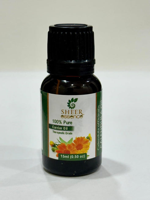 Calendula | Pot Marigold Oil 15 ML (0.51 Fl.OZ) | 100% Pure Natural Undiluted Uncut Therapeutic Grade Calendula Officinalis Carrier Oil...